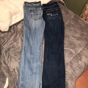 American Eagle jeans, 2 pairs, size 12 Long